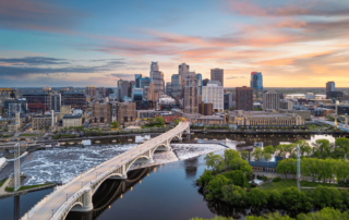 Minneapolis, Minnesota, USA Cityscape