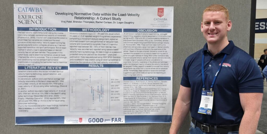 Dr. Logan Daughtry at the NSCA National Conference in Kansas City, MO, on July 17, 2025.