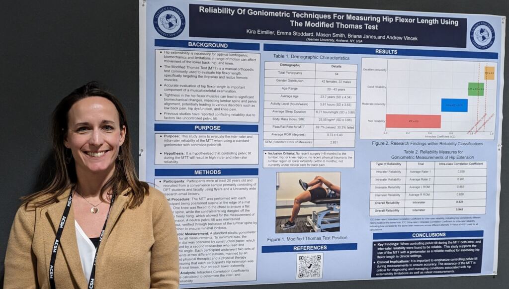 Dr. Kira Eimiller at the APTA conference.