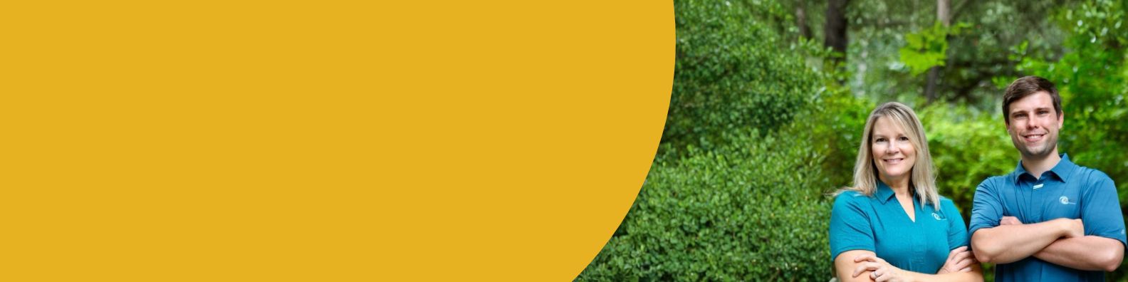 Dr. Kim Dehlbom and Chase Saulisbury